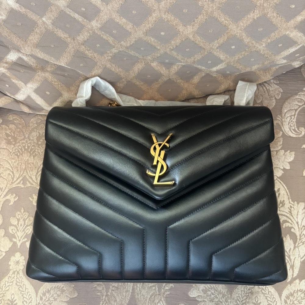 Yves Saint Laurent Black Quilted Women's Bag